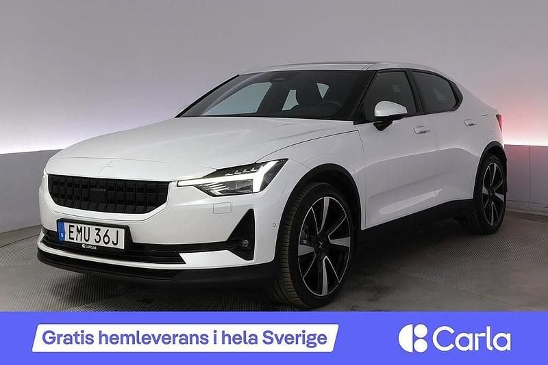 Begagnad Polestar 2 Pilot 309 kW (421 HK) 2020 Vit Halvkombi
