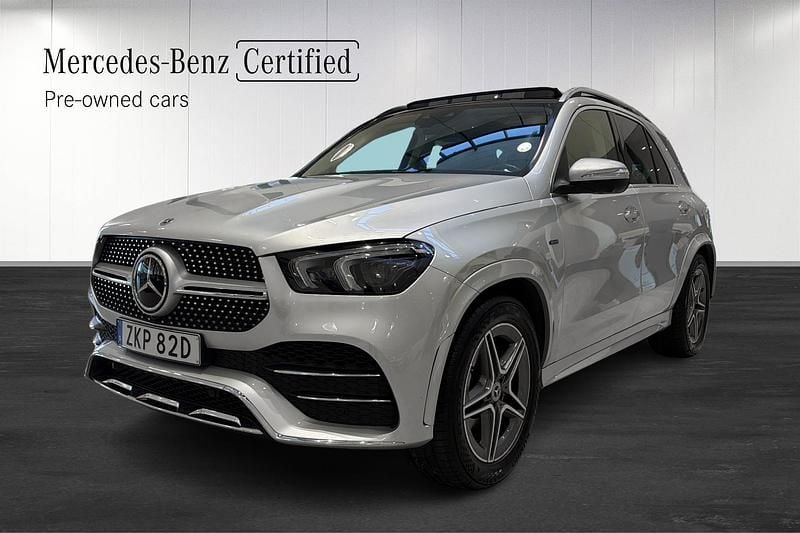 Silver Begagnad 2021 Mercedes GLE350 Premium Plus SUV | 589 900 kr (Bra pris) - Bild 1/4