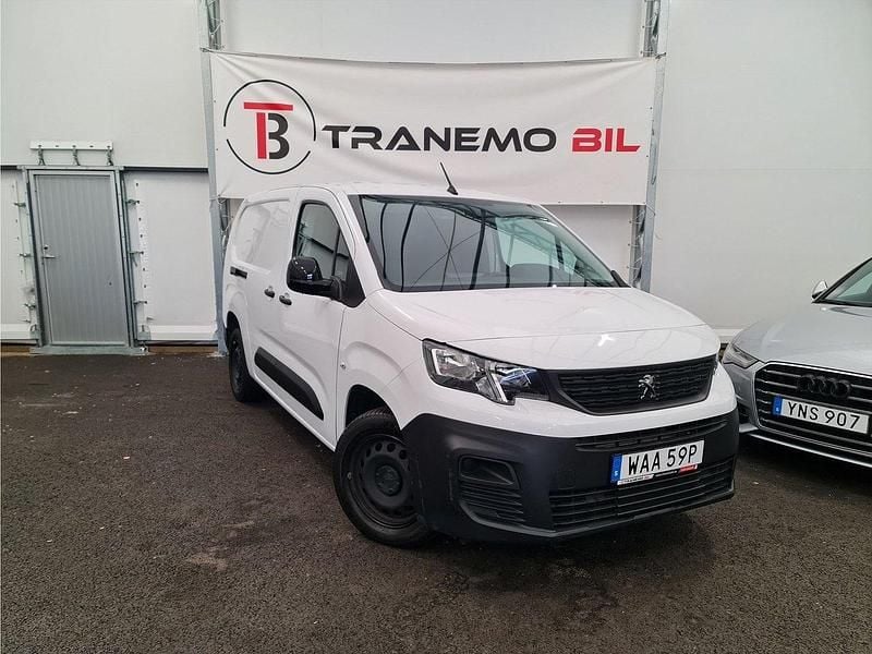 Vit Begagnad 2022 Peugeot Partner Van | 179 000 kr (Marknadspris) - Bild 1/4