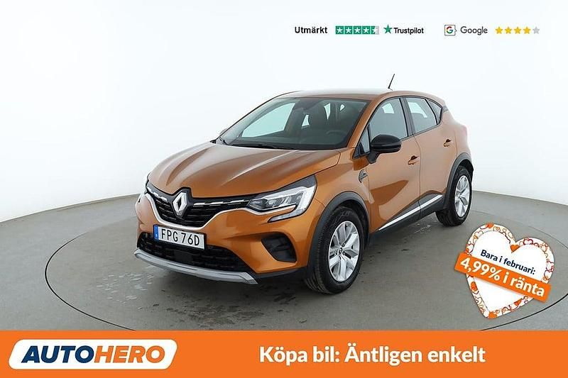Begagnad Renault Captur Experience 141 HK (103 kW) 2021 Orange SUV