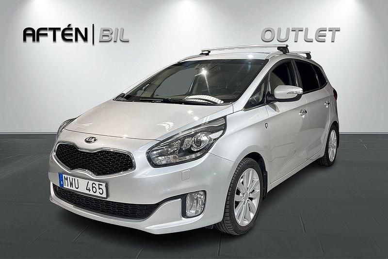 Silver (bright silver metallic) Begagnad 2013 Kia Carens Minibuss | 79 800 kr (Bra pris) - Bild 1/3