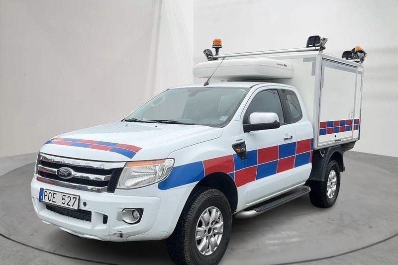 Vit Begagnad 2013 Ford Ranger XLT Pickup | 110 000 kr - Bild 1/4