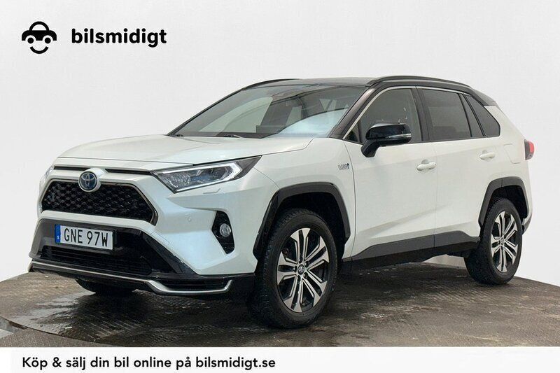Vit Begagnad 2021 Toyota RAV4 Hybrid Style SUV | 428 900 kr (Marknadspris) - Bild 1/3