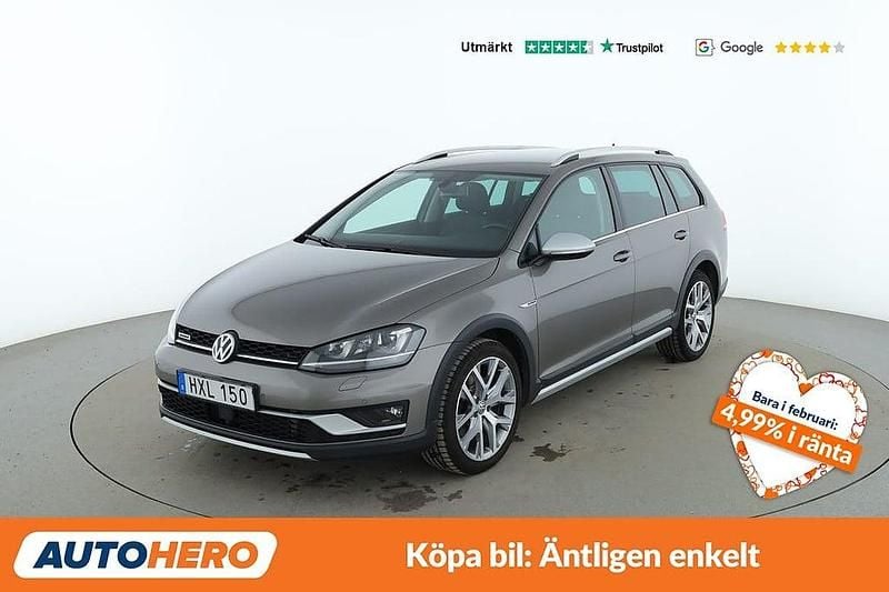 Grå Begagnad 2015 VW Golf Alltrack Kombi | 148 000 kr (Marknadspris) - Bild 1/4