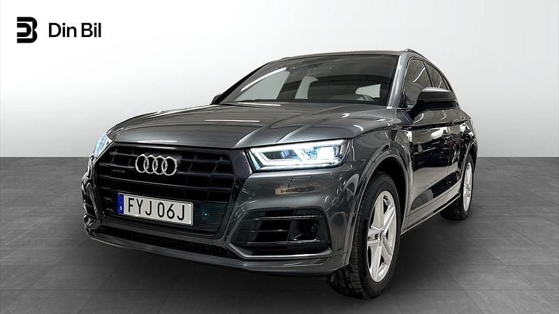 Grå Begagnad 2019 Audi Q5 S-Line SUV | 389 000 kr (Bra pris) - Bild 1/4