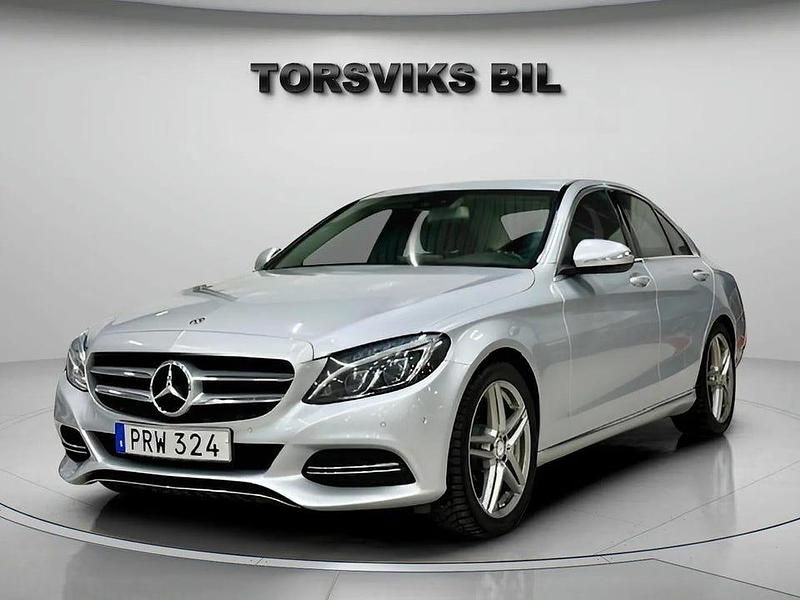 Silver Begagnad 2014 Mercedes C220 Avantgarde Sedan | 159 900 kr (Marknadspris) - Bild 1/4