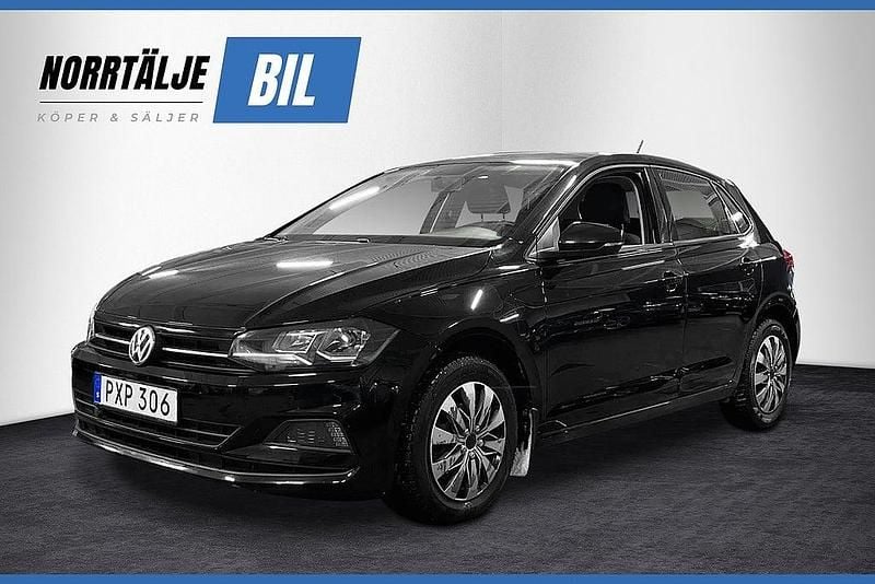 Begagnad VW Polo 95 HK (69 kW) 2018 Svart Halvkombi