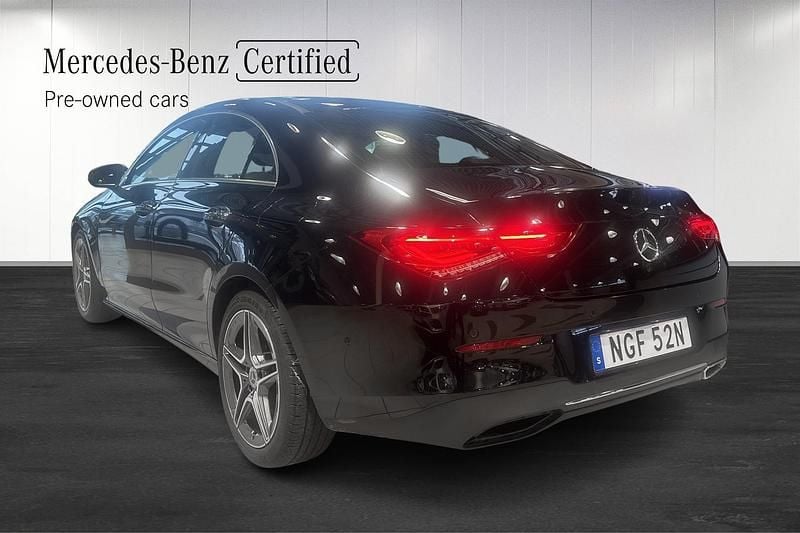 Begagnad Mercedes CLA200 150 HK (110 kW) 2021 Svart Sedan