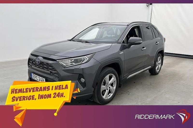 Mörkgrå Begagnad 2019 Toyota RAV4 Hybrid Executive SUV | 348 900 kr (Marknadspris) - Bild 1/3