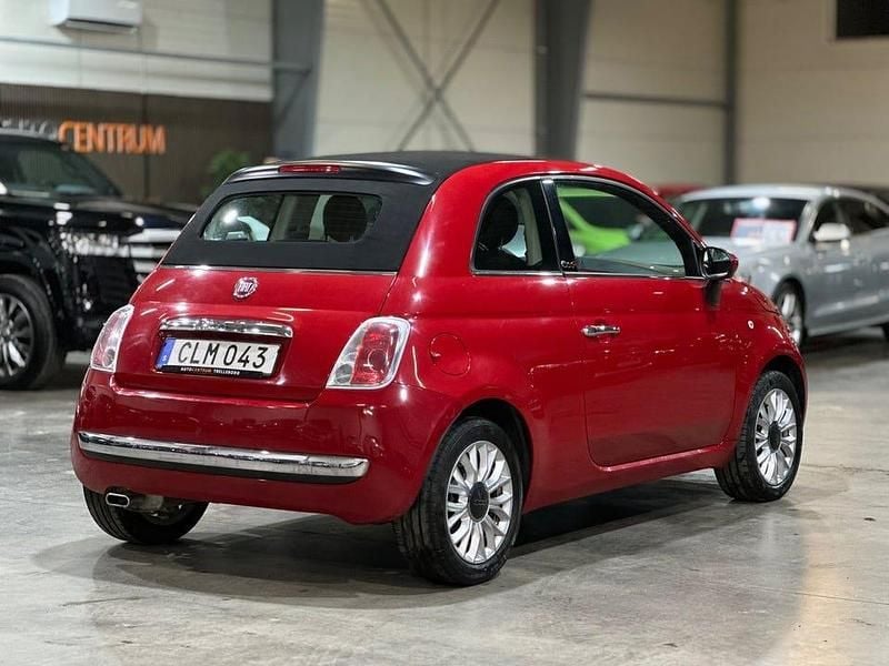 Begagnad Fiat 500C Lounge 69 HK (50 kW) 2015 Röd Cab