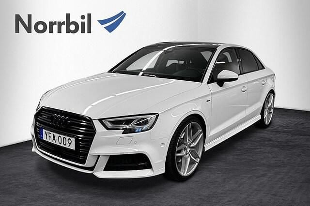 Begagnad Audi A3 S-Line 150 HK (110 kW) 2016 Vit Sedan