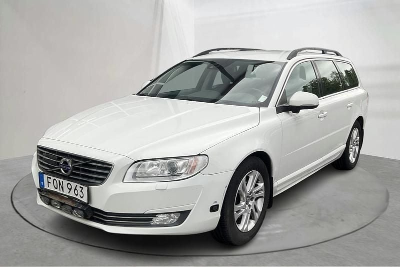 Vit Begagnad 2015 Volvo V70 Kombi | 129 000 kr - Bild 1/4