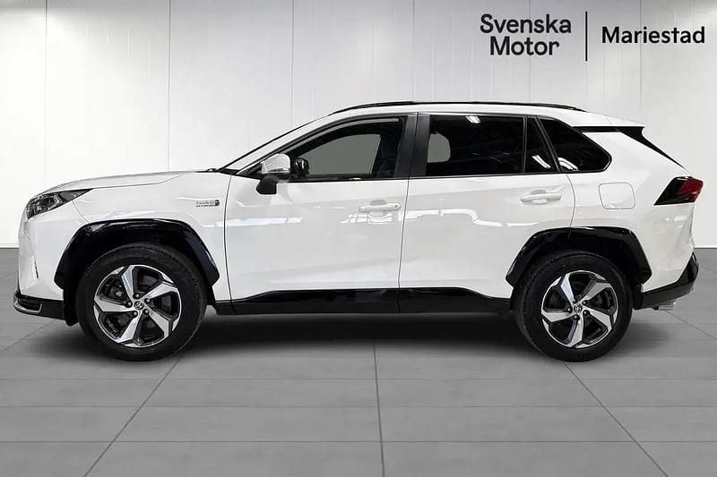 Begagnad Toyota RAV4 Hybrid Edition 306 HK (225 kW) 2021 Ljusblå SUV