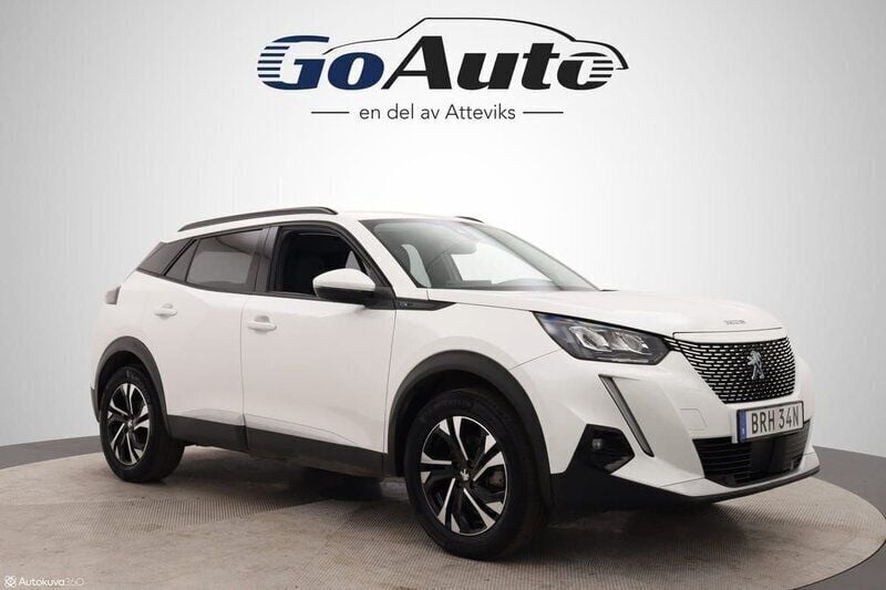 Vit Begagnad 2021 Peugeot e-2008 Allure SUV | 204 500 kr (Marknadspris) - Bild 1/4