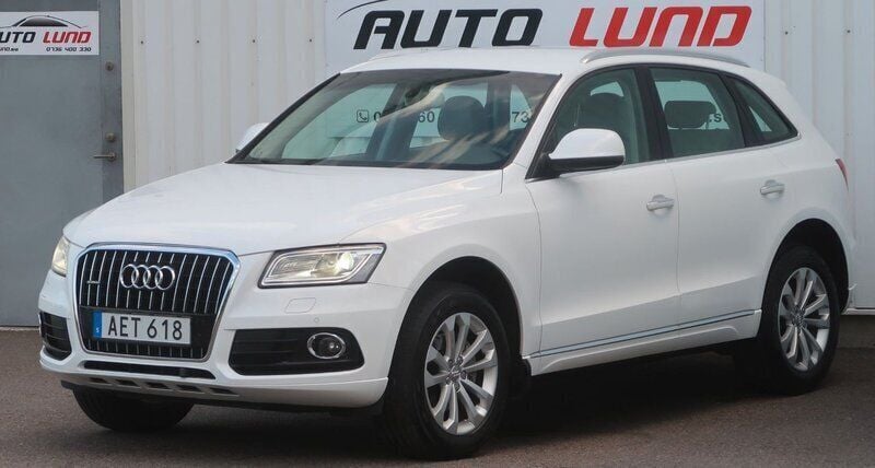 Vit Begagnad 2015 Audi Q5 Design SUV | 159 900 kr (Bra pris) - Bild 1/4