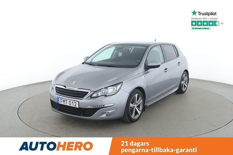 Grå Begagnad 2016 Peugeot 308 Active Halvkombi | 129 000 kr (Marknadspris) - Bild 1/4