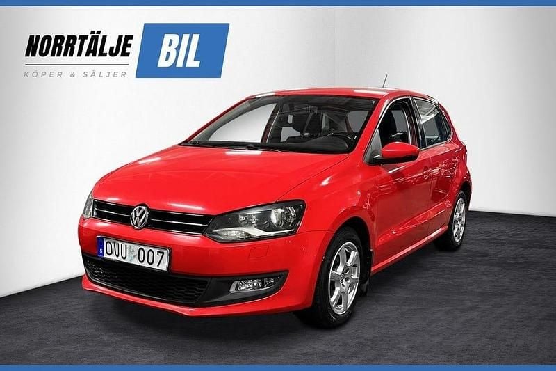 Röd Begagnad 2012 VW Polo Halvkombi | 59 900 kr (Marknadspris) - Bild 1/4