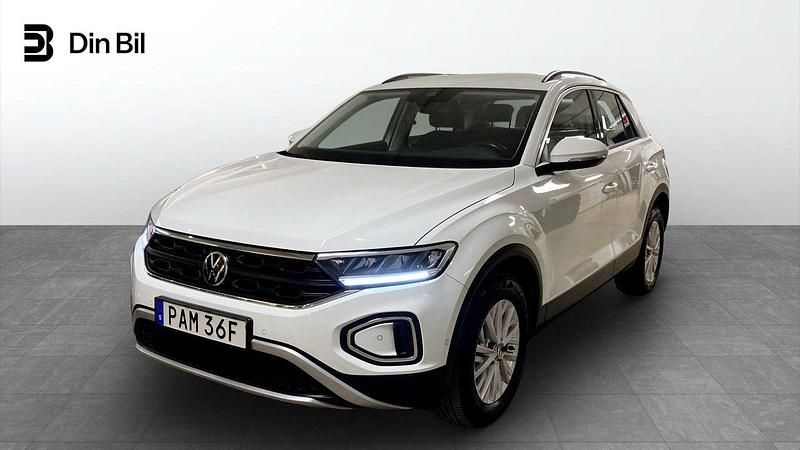 Vit Begagnad 2022 VW T-Roc Life SUV | 259 900 kr (Marknadspris) - Bild 1/4