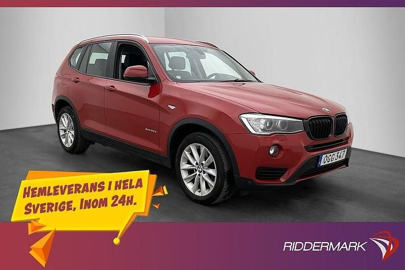 Röd Begagnad 2017 BMW X3 SUV | 179 900 kr - Bild 1/3