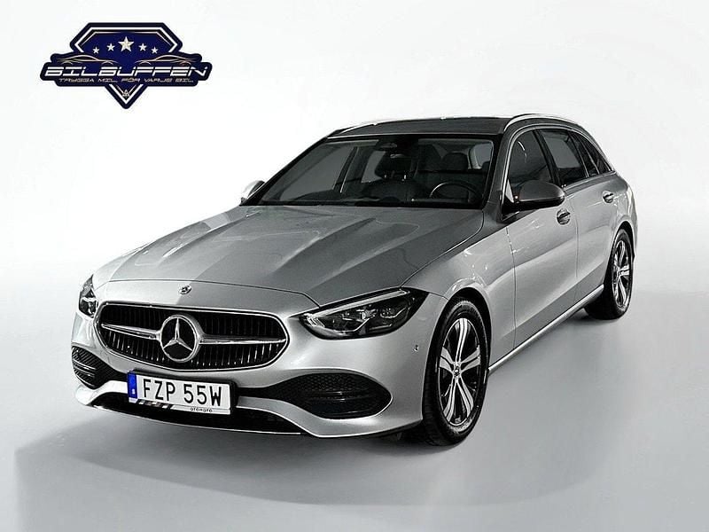 Silver Begagnad 2022 Mercedes C200 Avantgarde Kombi | 289 900 kr - Bild 1/4