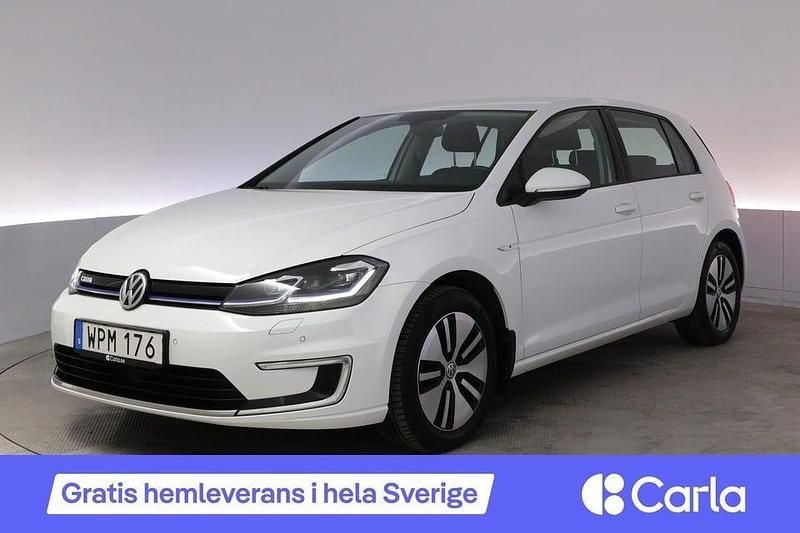 Begagnad VW e-Golf 100 kW (136 HK) 2018 Vit Halvkombi