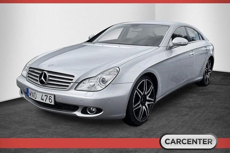 Begagnad Mercedes CLS350 272 HK (200 kW) 2005 Silver Sportkupé