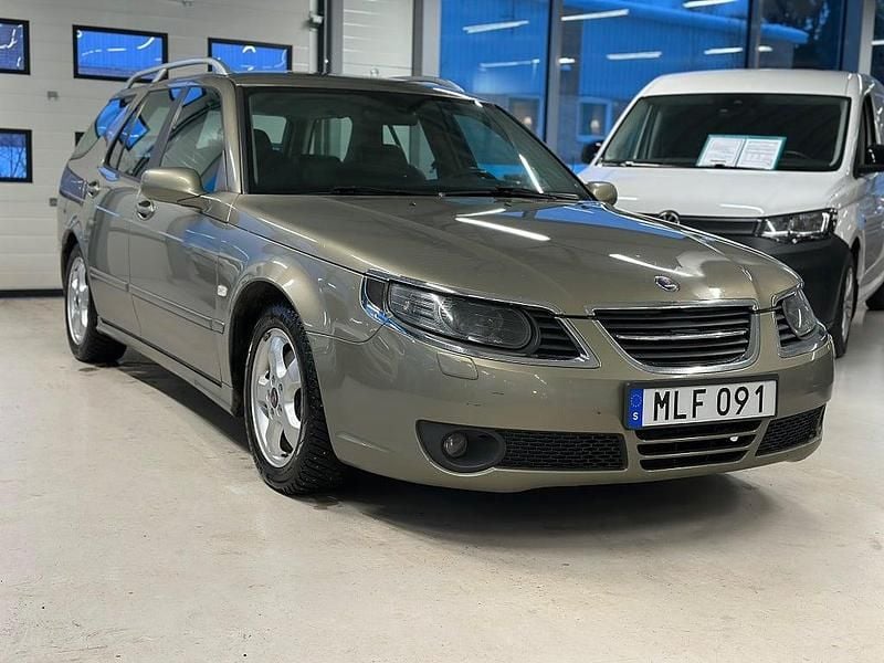 Begagnad Saab 9-5 Vector 185 HK (136 kW) 2007 Grön Kombi