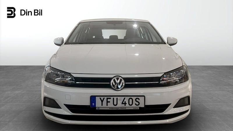 Begagnad VW Polo 95 HK (69 kW) 2019 Vit Halvkombi