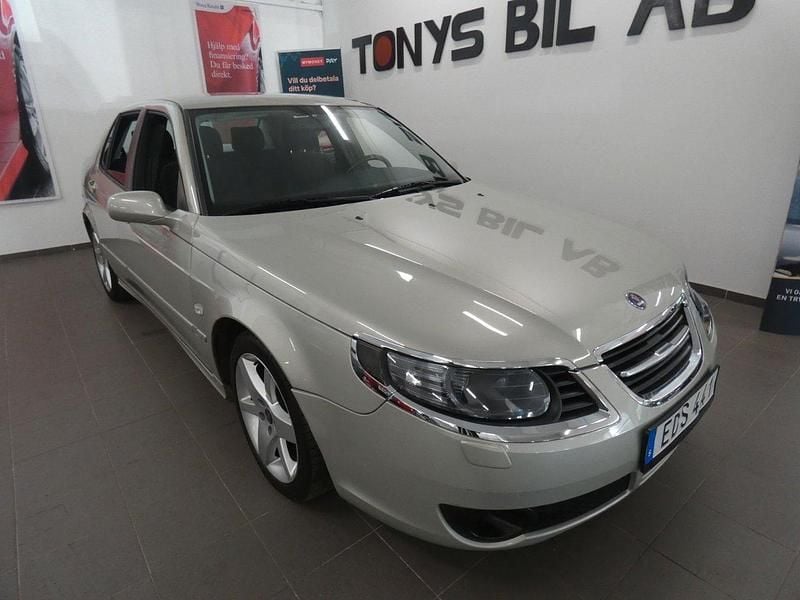 Ljusgul (gul) Begagnad 2007 Saab 9-5 Linear Sedan | 39 900 kr (Lite dyr) - Bild 1/4