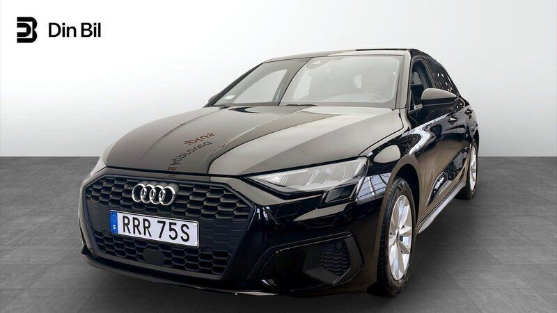 Svart Begagnad 2022 Audi A3 Sportback Proline Halvkombi | 269 000 kr (Marknadspris) - Bild 1/4