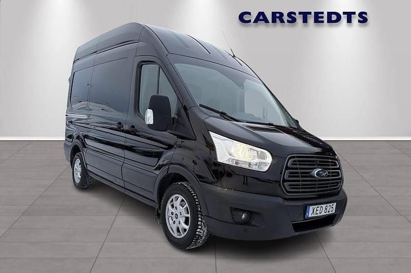 Svart Begagnad 2018 Ford Transit Pickup | 149 800 kr (Bra pris) - Bild 1/4