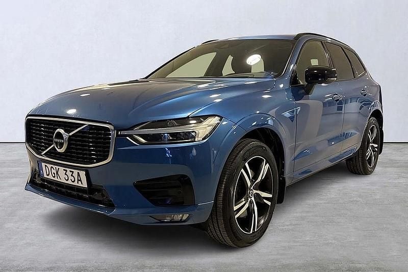 Begagnad Volvo XC60 R-Design 238 HK (175 kW) 2019 Blå SUV