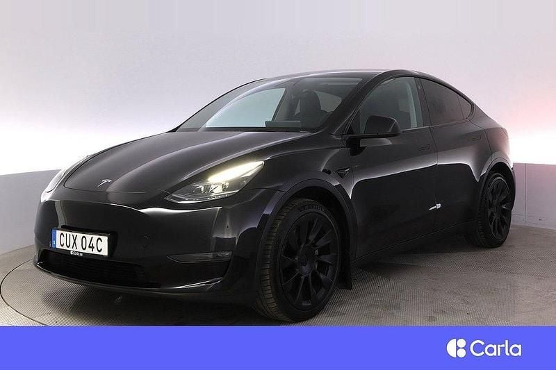 Svart Begagnad 2022 Tesla Model Y Long Range AWD SUV | 374 900 kr - Bild 1/4