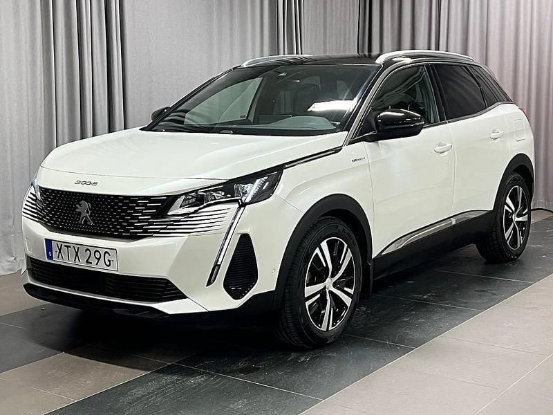 Vit Begagnad 2021 Peugeot 3008 Business-Line SUV | 269 900 kr (Marknadspris) - Bild 1/4