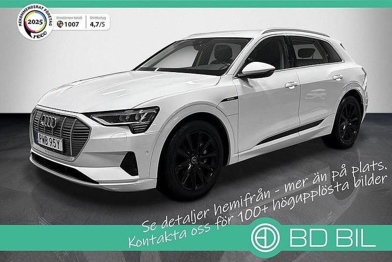 Vitmetallic Begagnad 2020 Audi e-tron SUV | 278 800 kr (Superpris) - Bild 1/3