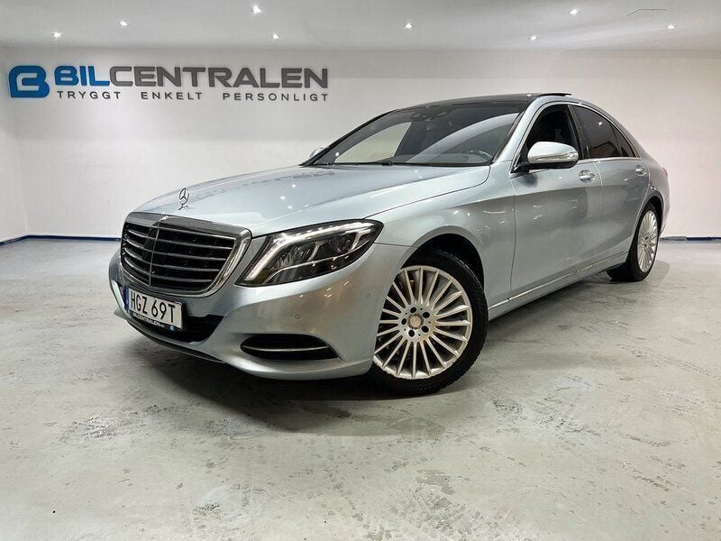 Silver Begagnad 2014 Mercedes S500 Sedan | 399 900 kr (Marknadspris) - Bild 1/3