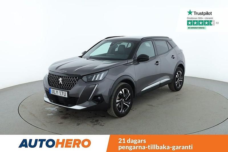 Grå Begagnad 2021 Peugeot 2008 GTi SUV | 204 000 kr (Marknadspris) - Bild 1/4