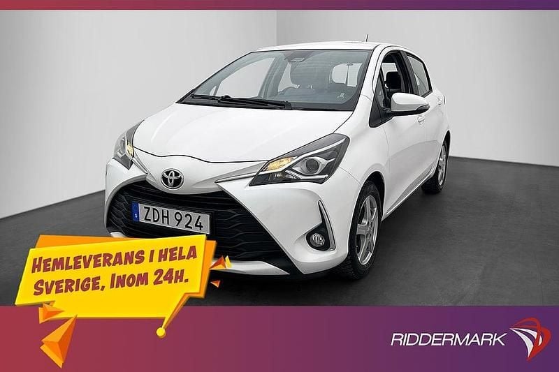 Vit Begagnad 2018 Toyota Yaris | 139 800 kr (Marknadspris) - Bild 1/3