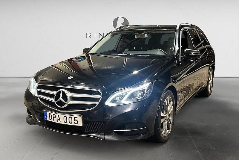 Begagnad Mercedes E250 Avantgarde 204 HK (150 kW) 2014 Svart Kombi