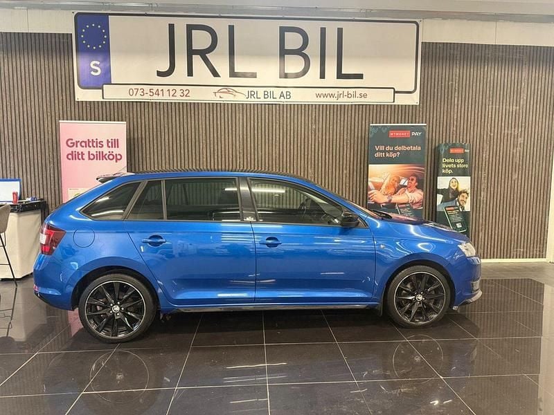 Blå Begagnad 2015 Skoda Rapid Monte Carlo Halvkombi | 56 900 kr (Bra pris) - Bild 1/4