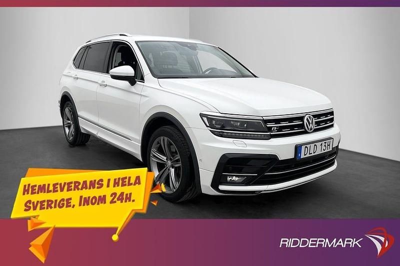 Begagnad VW Tiguan Allspace R-line 190 HK (139 kW) 2018 Vit SUV