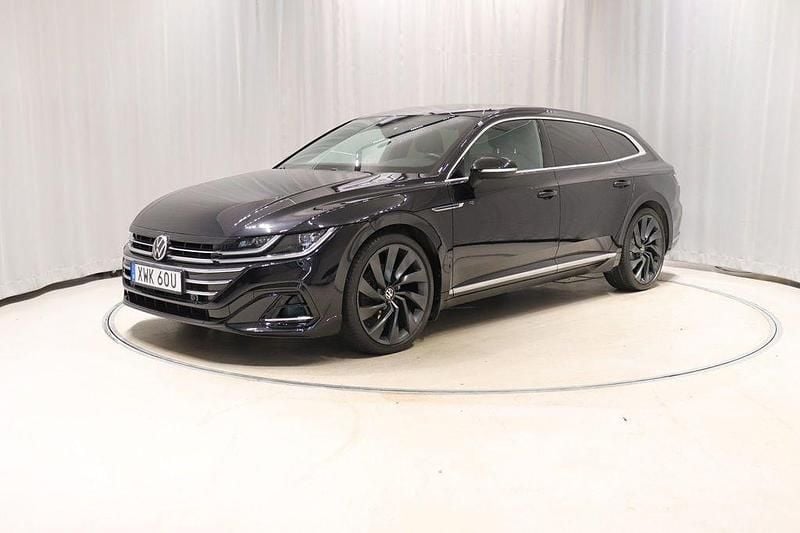 Svart Begagnad 2020 VW Arteon R-line Kombi | 298 900 kr (Marknadspris) - Bild 1/4