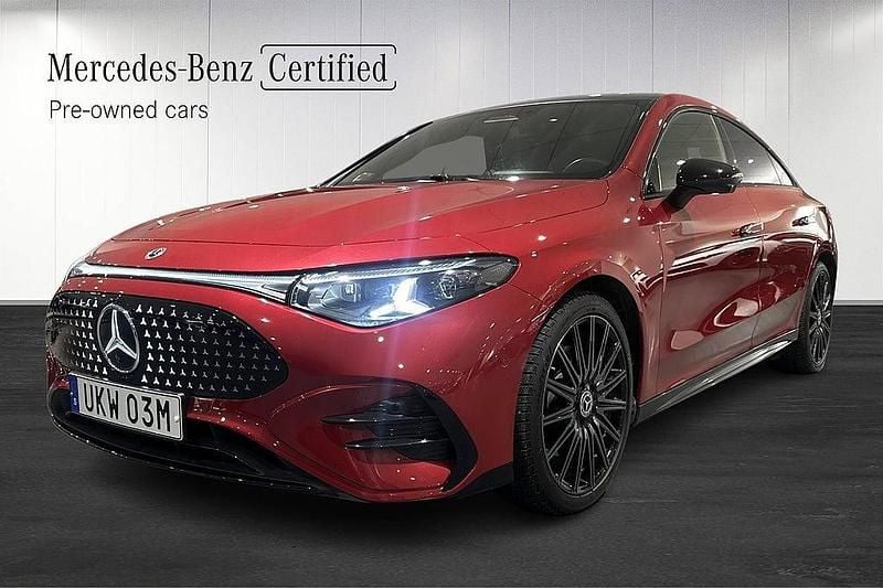 Begagnad Mercedes CLA 250+ AMG line Plus 200 kW (272 HK) 2025 Röd Sedan