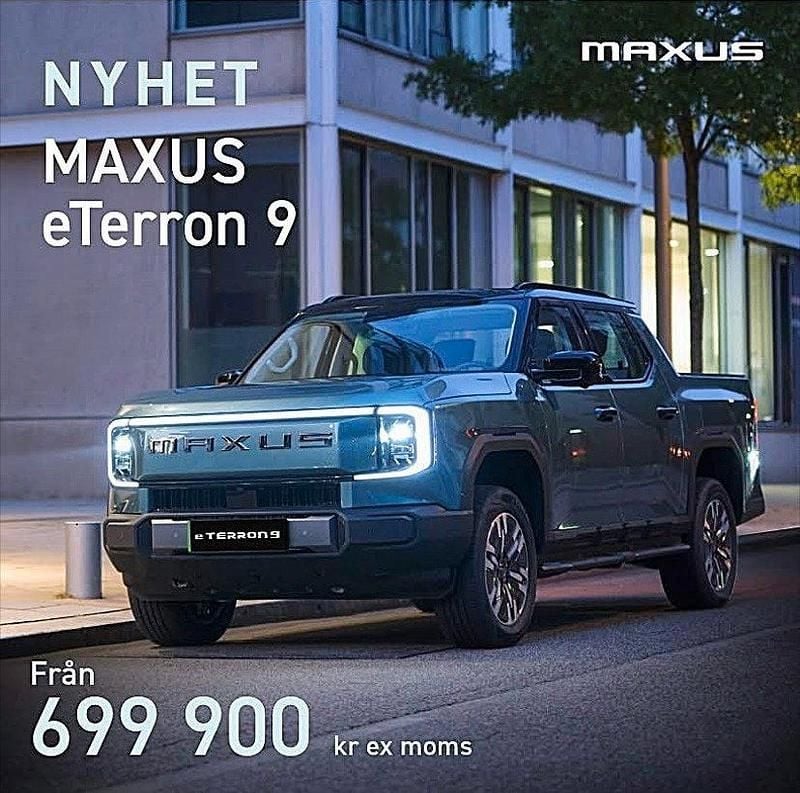 Ny 2025 Maxus eTerron 9 Pickup | 874 875 kr - Bild 1/1