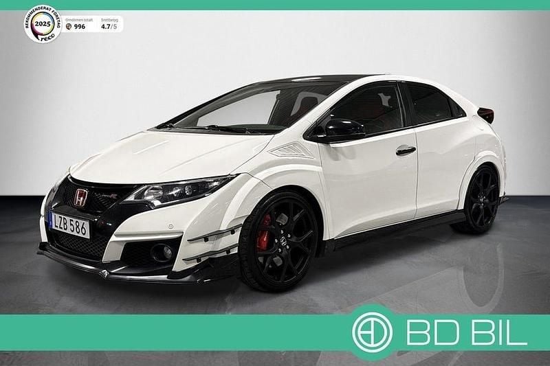 Vit Begagnad 2015 Honda Civic Type R GT Halvkombi | 237 900 kr - Bild 1/3