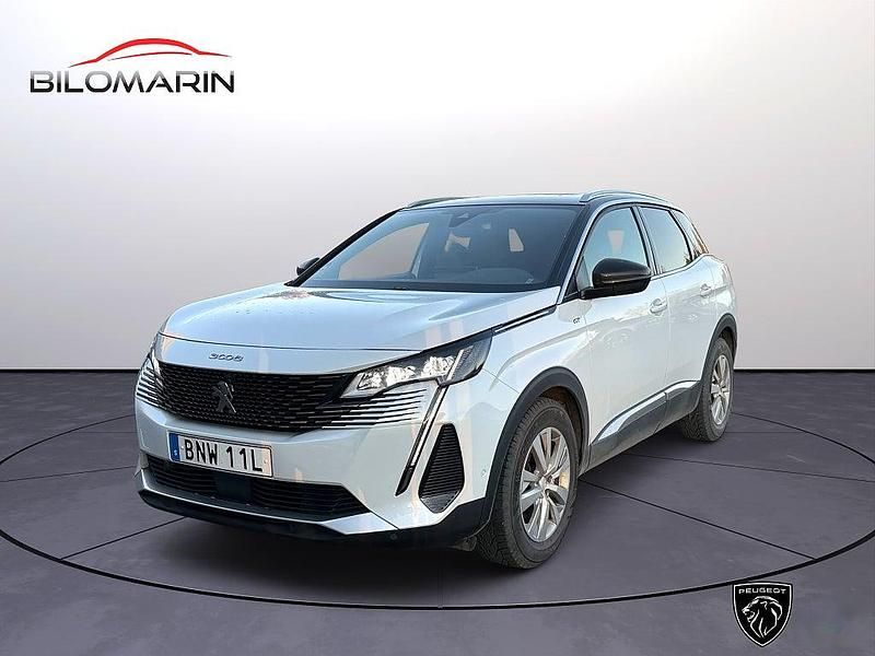 Vit nacré Begagnad 2022 Peugeot 3008 GTi SUV | 259 900 kr (Lite dyr) - Bild 1/4