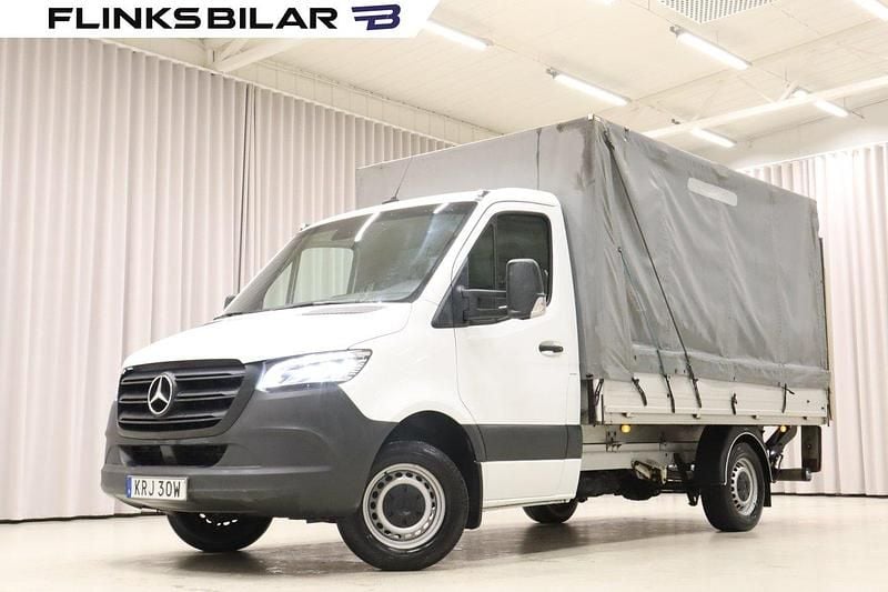 Vit Begagnad 2021 Mercedes Sprinter Van | 349 800 kr (Bra pris) - Bild 1/4
