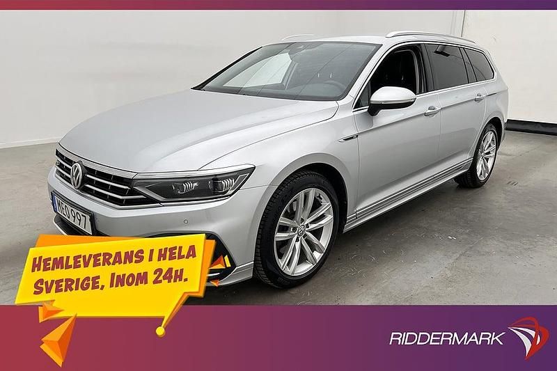 Silver Begagnad 2020 VW Passat R-line Kombi | 228 900 kr (Marknadspris) - Bild 1/3
