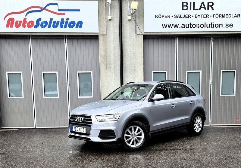 Silver Begagnad 2016 Audi Q3 Sport SUV | 179 900 kr (Marknadspris) - Bild 1/4