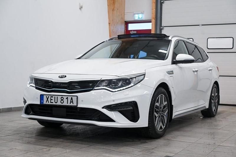 Begagnad Kia Optima Advance 205 HK (150 kW) 2020 Vit Kombi
